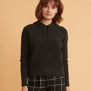 Marine Layer Georgia Hoodie — ultra thick cozy waffle cropped hoodie — XS